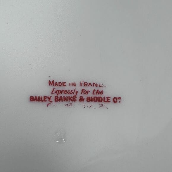 Vintage Bailey Banks Biddle Limoges Dinner Plates White Gold Floral H5113 Lot 10 - Picture 5 of 7